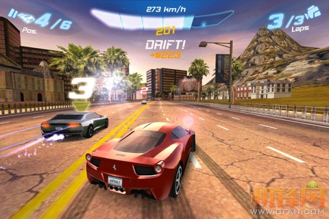 安卓賽車游戲 都市賽車6(Asphalt6)