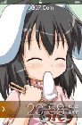 小女孩吃的好滿足